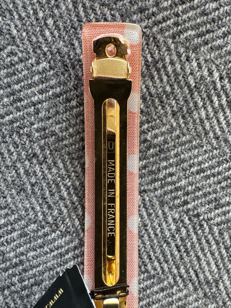Nwt, France Luxe, Rectangle Polka Dot Barrette With French Clip — image 7 of 7